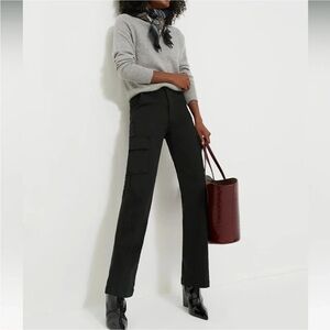 MOTHER Cargo Pants The Straight Up Rambler Skimp Jeans Black Size 26